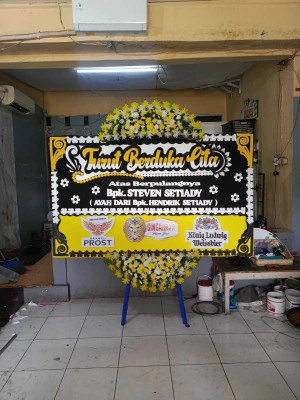 Papan Bunga di Sumbersari Pagaden