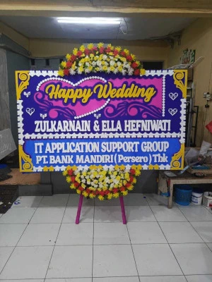 Papan Bunga di Sumbersari Pagaden